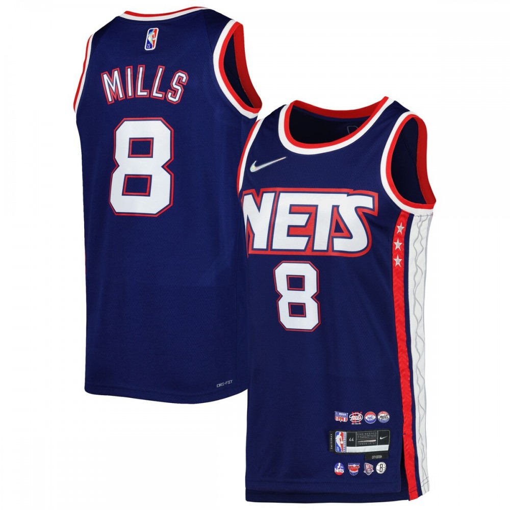 Patty Mills Brooklyn Nets 2021/22 Moments Mixtape Swingman Jersey - Navy-Pro Kit Vault | Brand New 26/27 Sports Jerseys